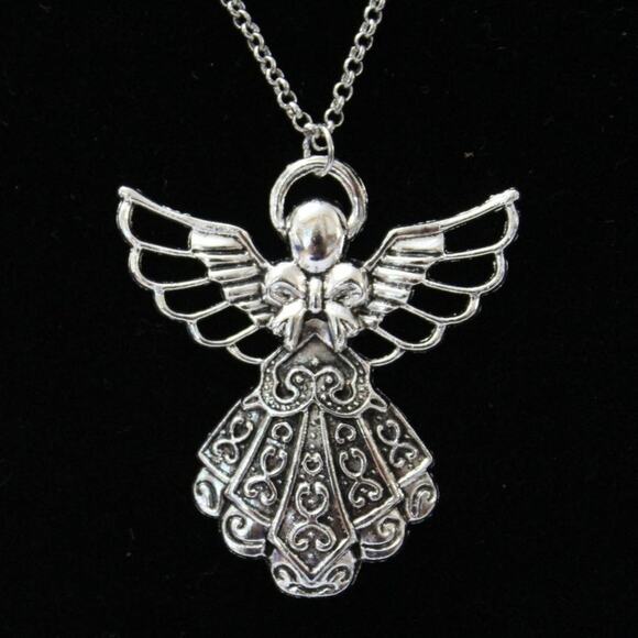 New Angel Silver Necklace N46 - Picture 3 of 4